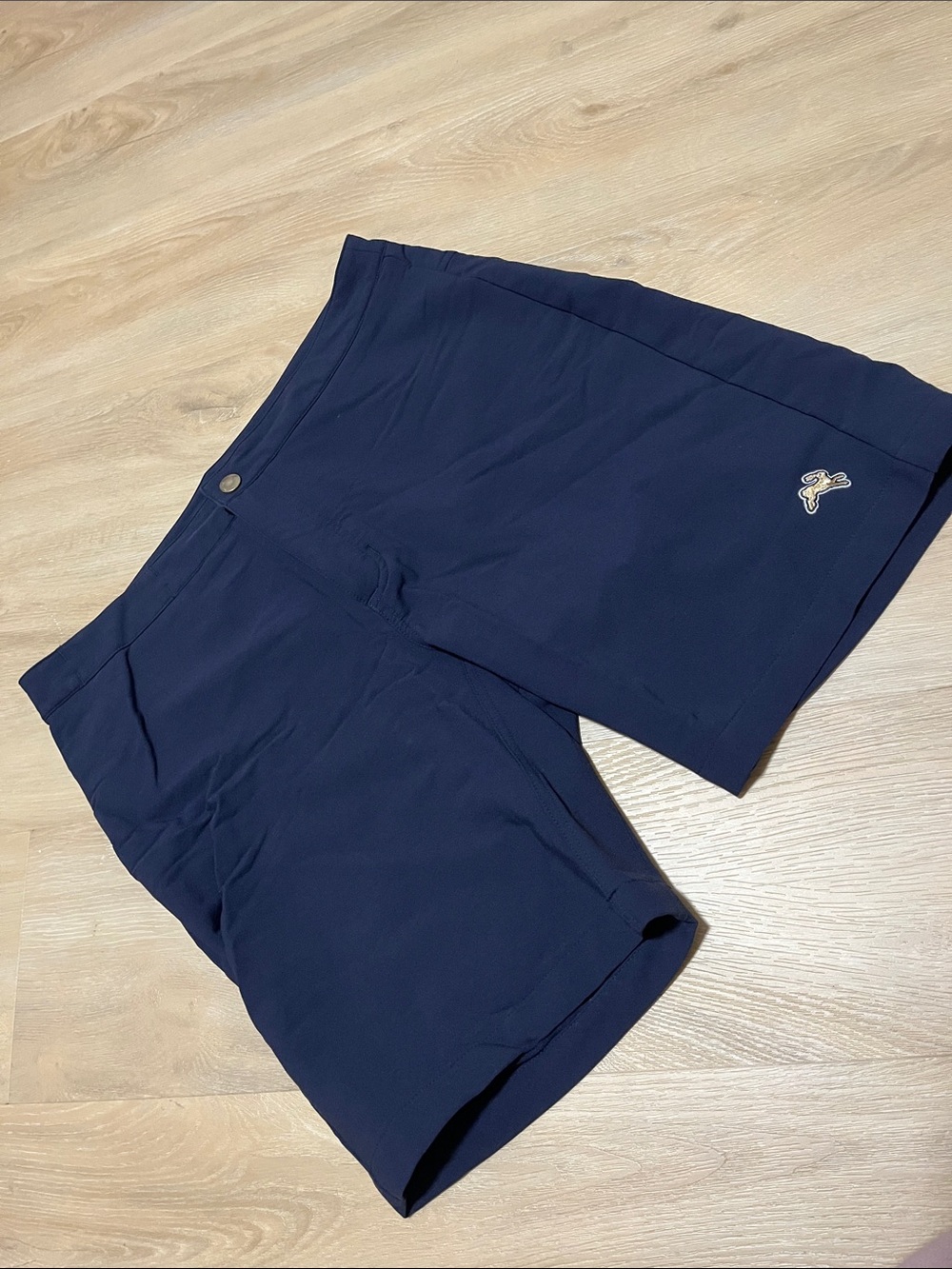 Tracksmith Navy Mens Shorts Size 34